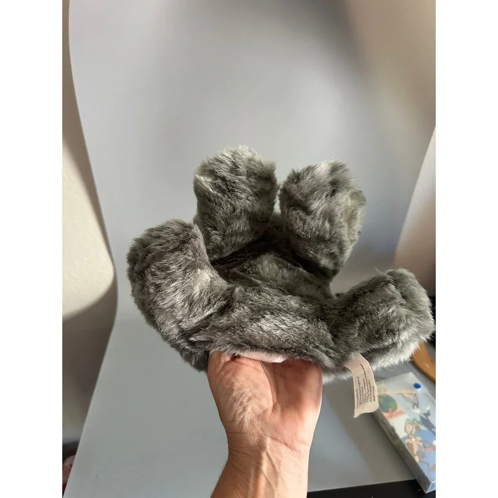 Animal Alley Toys R Us Grey Tabby Cat Hand Puppet Vintage 2000 Plush Puppet